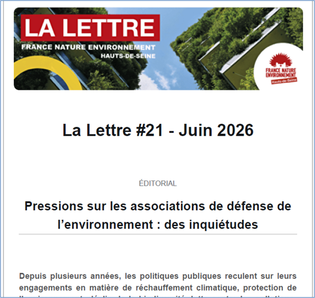La lettre # 21 juin 2026
