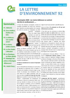 Environnement 92 03/2020